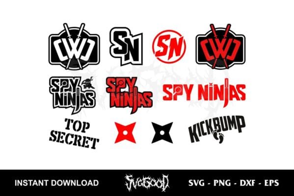 Spy Ninjas Svg Bundle Svggood