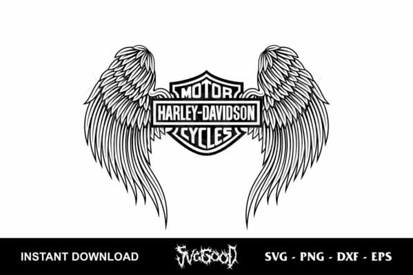 Harley Davidson Wings Svg Cricut Svggood