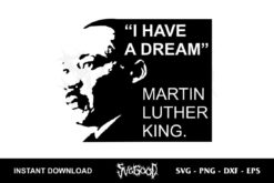 Martin Luther King SVG