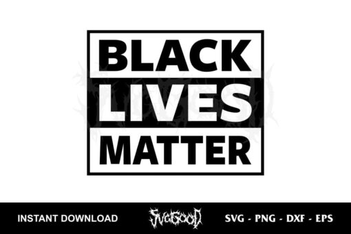 black lives matter svg