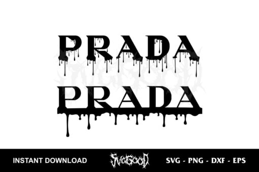prada drip logo svg