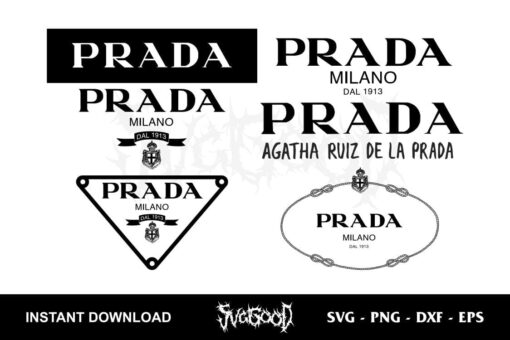 Prada Logo SVG Bundle