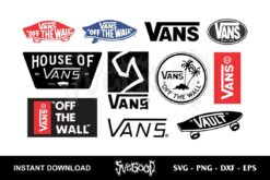 vans logo svg bundle
