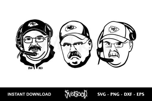 andy reid svg vector
