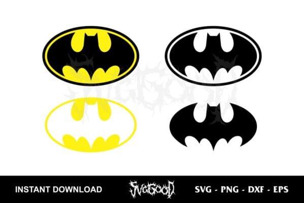 Batman Logo SVG Layered - SVGGOOD