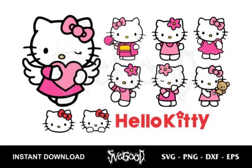 hello kitty svg collection