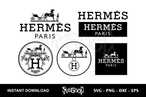 hermes paris logo svg bundle