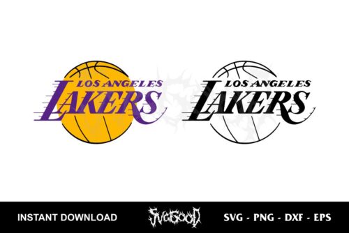 LA Lakers Logo svg cricut