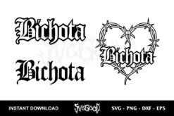 bichota svg cricut