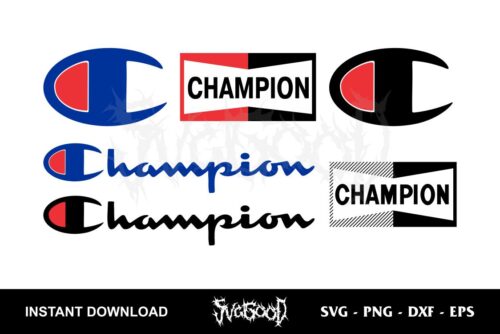 champion logo svg bundle