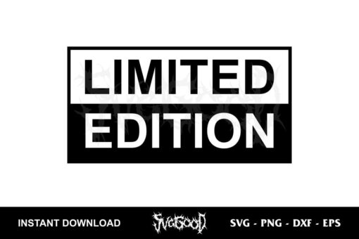 Limited Edition SVG Free