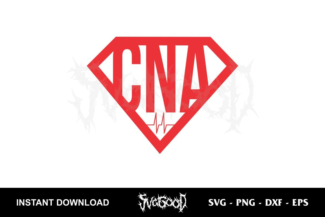Super Nurse CNA SVG 1 super nurse cna svg