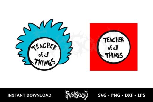 Teacher Of All Things SVG