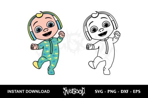 Baby Jj Cocomelon SVG Vector