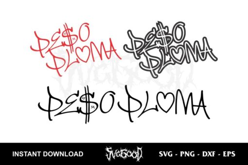 Peso Pluma SVG Cricut