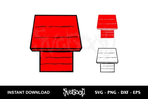 Snoopy House SVG