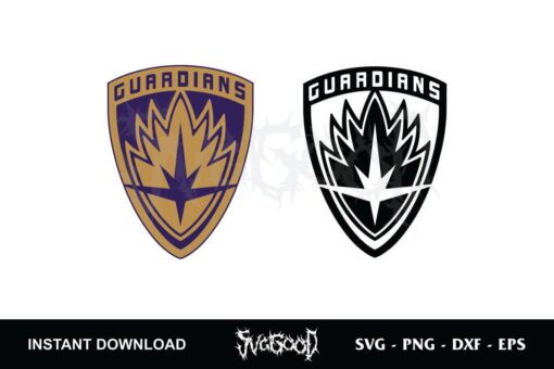 Guardians Of The Galaxy Badge SVG