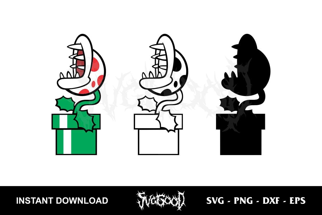 Piranha Plant SVG SVGGOOD