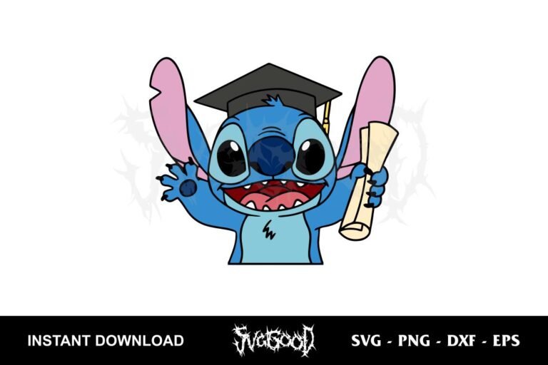 Stitch Graduation SVG SVGGOOD