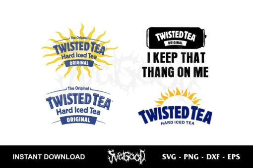 Twisted Tea Logo SVG Bundle