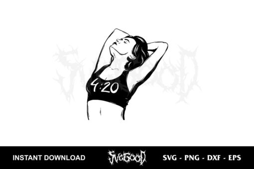 420 girl svg cricut
