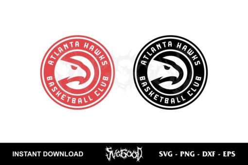 Atlanta Hawks Logo SVG Cricut