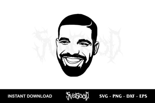 drake face svg