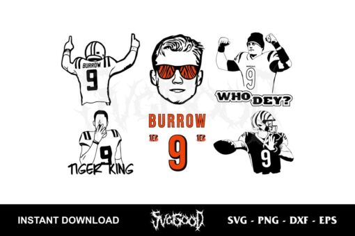 Joe Burrow SVG