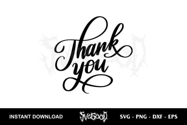 Thank You SVG Free - SVGGOOD