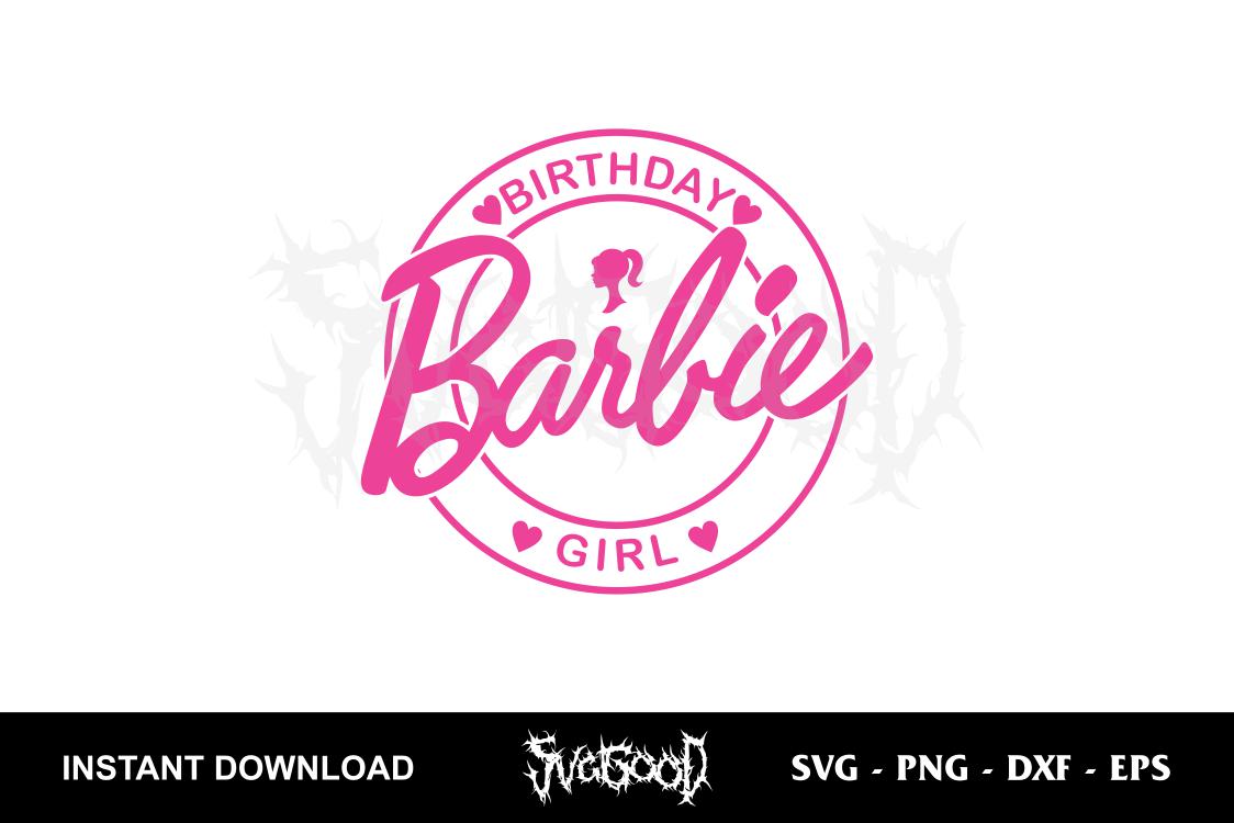 Birthday Barbie Girl SVG | SVGGOOD