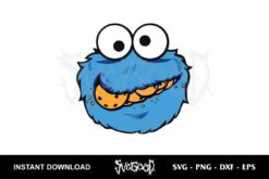 cookie monster nike logo svg