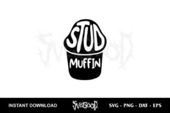 Stud Muffin SVG Free