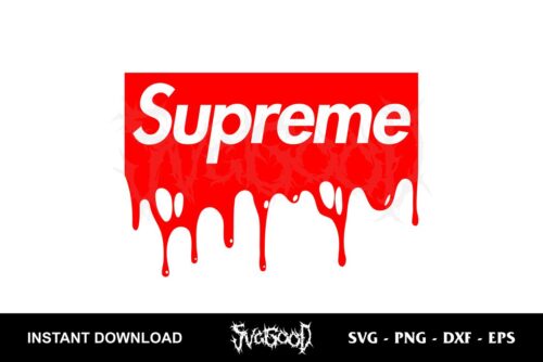 supreme drip logo svg