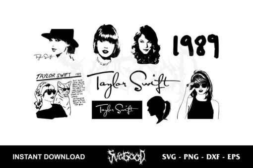 taylor swift svg bundle cut file