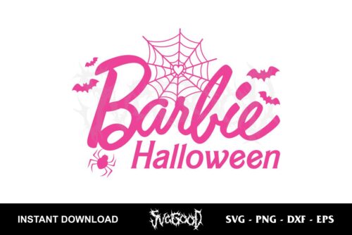 Barbie Halloween SVG Cricut