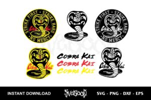 Cobra Kai Logo SVG bundle cut file