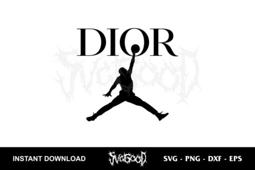 Dior Jordan svg Cricut