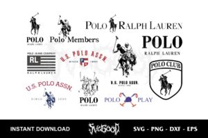 Polo Ralph Lauren Logo SVG Bundle