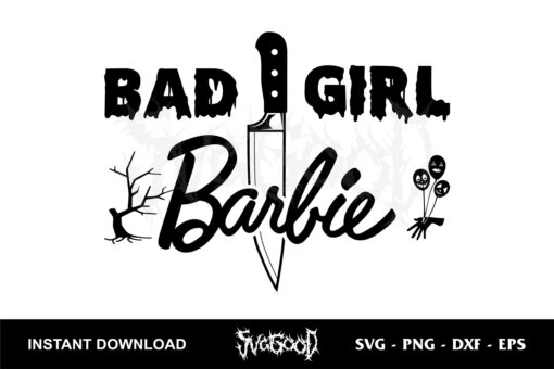 bad girl barbie svg