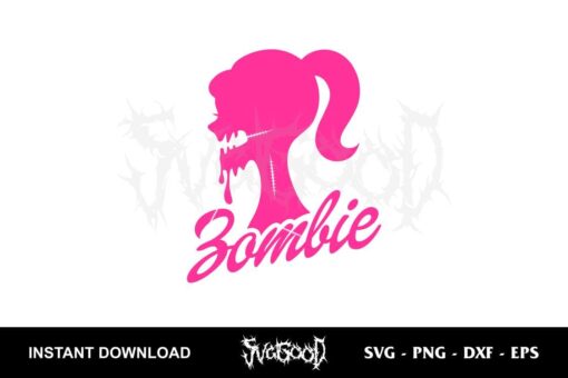 Barbie Zombie SVG