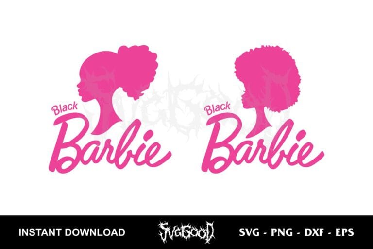 Black Barbie SVG - SVGGOOD