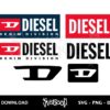 diesel logo svg bundle
