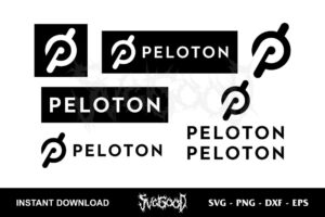 peloton logo svg bundle