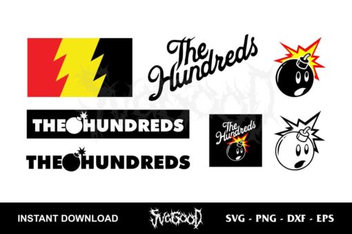 The Hundreds Logo SVG Bundle Cut file
