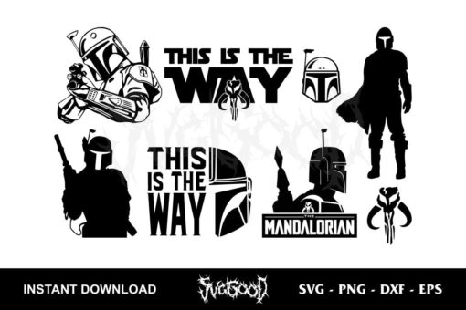 The Mandalorian SVG Bundle