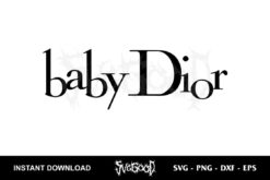 Baby Dior SVG