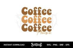 Coffee Please SVG Free