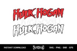 Hulk Hogan SVG Cricut