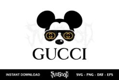 mickey Gucci SVG