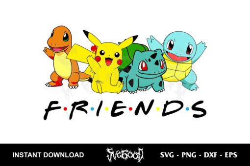 Pokemon Friends SVG